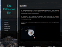 Tablet Screenshot of key-relocation.ch